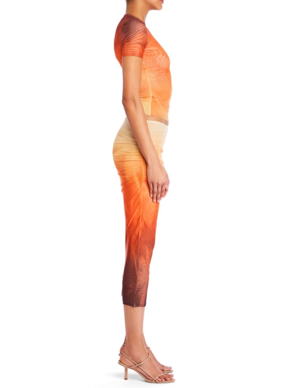 SEROYA Sunset Mesh Skirt - Picture 2 of 4